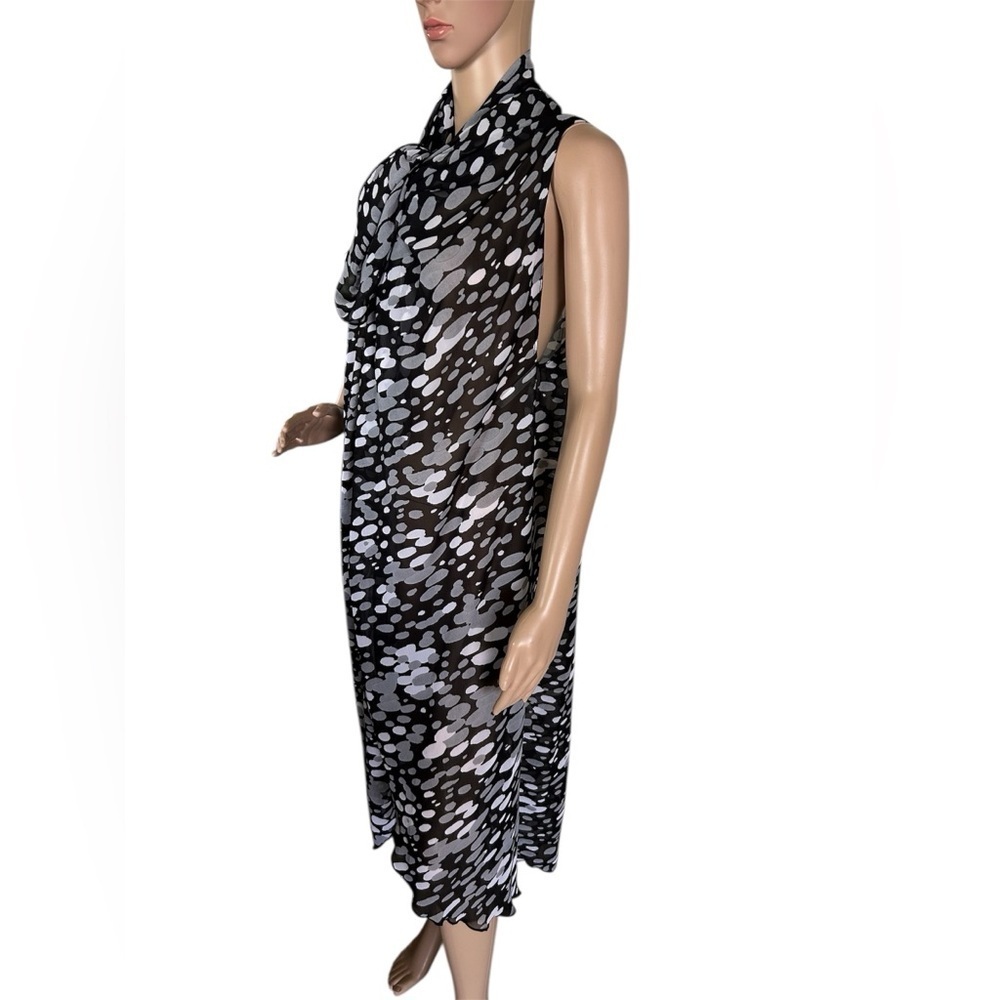 Shawl Dawls Sheer Maxi Swimsuit Coverup Vacation Oversized Sleeveless Women OS